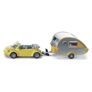 Jouet miniature - VW + Caravane miniature