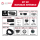 Kit 4D montage intérieur 12V
