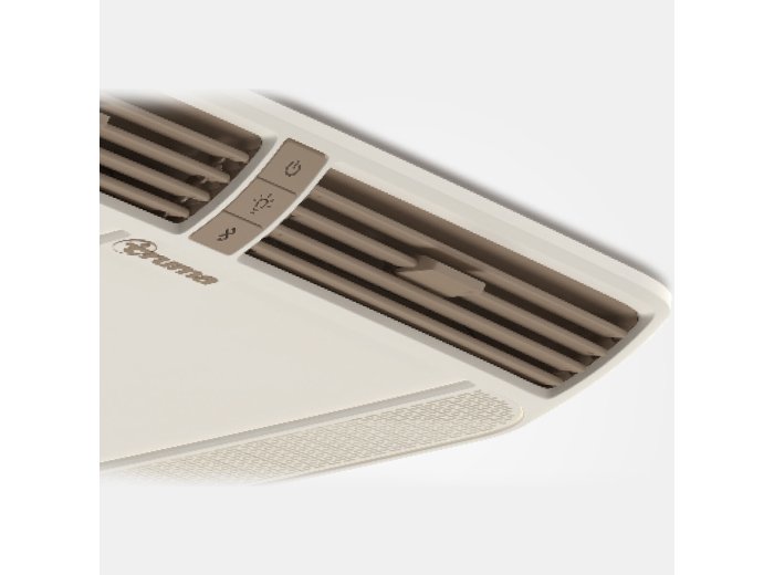 Climatiseur Aventa compact plus 2ème génération noir avec diffuseur d'air cappucino