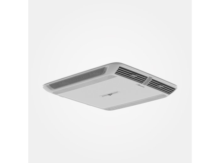 Climatiseur Aventa compact plus 2ème génération noir avec diffuseur d'air stone