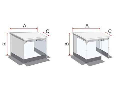 Auvent Room Van Premium F43van 270 ext. 200