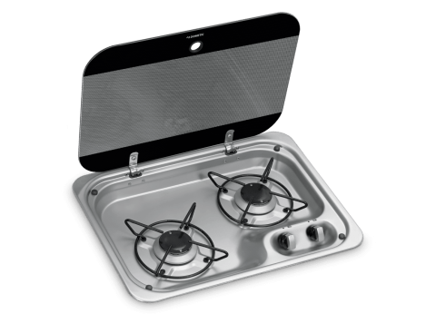 Plan cuisson 2 feux gaz HBG 2335