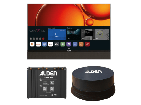 TV SMART Sound System WebOS FullHD 24” (60 cm) + Antenne I-NET 5G Platinium + I-NET 512