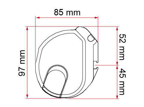 Store F35pro - 260 - Boîtier Deep Black - Toile Royal Grey