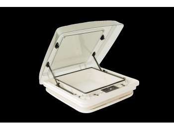 Lanterneau Vent 40 F Pro avec capot transparent et cadre ivoire